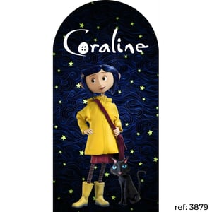 Coraline - Capa de Painel Romano Veste Fácil 100x200 Helanca 100x200   Veste Fácil 