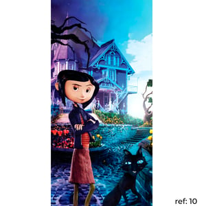 Coraline - Capa de Painel Lateral Veste Fácil 100x200 Helanca 100x200   Veste Fácil 