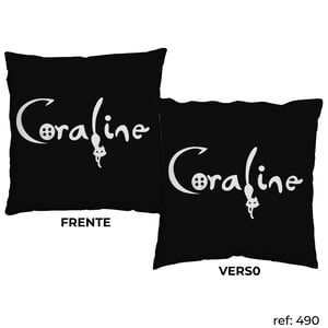 Coraline - Almofada Microfibra 40x40 4x4   Almofada