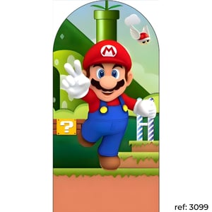 Super Mário - Capa de Painel Romano Veste Fácil 100x200 Helanca 100x200   Veste Fácil 