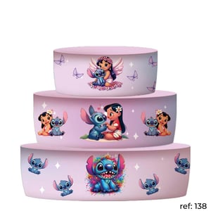 Stitch - Bolo Fake Helanca    Veste Fácil Trio de capas