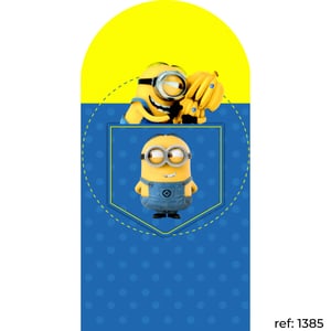 Meu Malvado Favorito/Minions - Capa de Painel Romano Veste Fácil 100x200 Helanca 100x200   Veste Fácil 