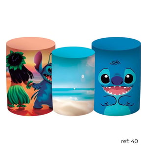 Disney - Mini Cilindros (de mesa) Helanca    Veste Fácil Conjunto de capas e veste fácil