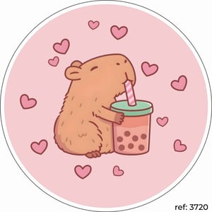 Capivara - Capa de Painel Redondo Helanca    Elástico a toda volta 