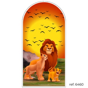 Rei Leão - Capa de Painel Romano Veste Fácil 100x200 Helanca 100x200   Veste Fácil 