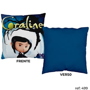 Coraline - Almofada Microfibra 40x40 4x4   Almofada