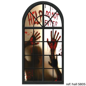 Halloween - Capa de Painel Romano Veste Fácil 100x200