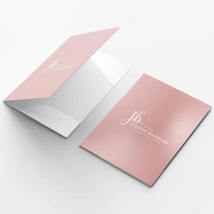 Pasta personalizada  31x23cm Colorido Laminação Bolso 