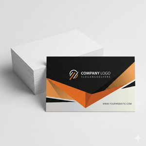 Cartão de Visita 4x0 Papel Couchê Brilho 300g 8,8x4,8cm 4x0 Impressão Frente Verniz Total Frente. Corte reto 