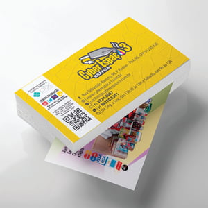 Cartão de Visita Opalina 240g Sem Laminação