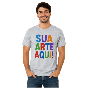 Camiseta Personalizada em Poliéster | Sua Arte, Foto ou Logo