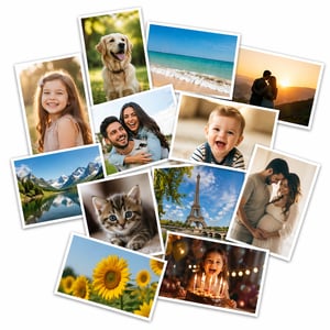 Revelação de Fotos em Alta Qualidade | Diversos Tamanhos (10x15 até 30x40) Papel Foto 230g 10x15cm; 13x18cm; 15x21cm; 20x25cm; 20x30cm e 30x40cm Impressão digital colorida de alta qualidade Sem laminação Corte reto Transforme suas fotos em lindas lembranças. Impressão de alta qualidade. Perfeito para presentear ou guardar momentos especiais.