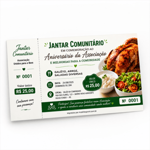 Convite Econômico com Canhoto, Arte inclusa, Picote e Numeração 5,8 x 10 cm | Artefotoprint Papel Opalina 240g 5,8cm X 10cm Colorido (4x0) – impressão em alta qualidade Sem revestimento Picote e Numeração ✔ Personalizado • ✔ Numerado • ✔ Com Picote • ✔ Papel 240g • ✔ Arte Inclusa