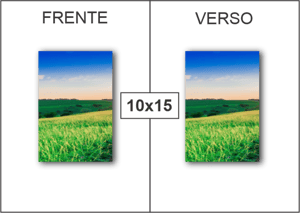 Panfleto | 4x4 | Couchê 150g | 10x15cm Couchê 150g Arte 102mm x 152mm 4x4 (Cores Frente e Verso)   
