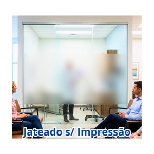 Adesivo Jateado sem Impressão Adesivo Vinil Transparente Fosco Livre Sem impressão   