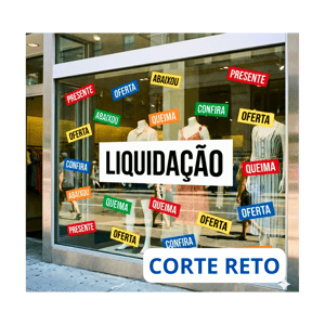 Adesivo Vinil | Impressão Solvente | Corte Reto Vinil Livre 4x0 (Só Frente)   *** Garantia 1 ano. Durabilidade de 1 a 2 anos (área externa)