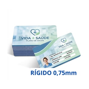 Cartão Rígido Fidelidade | 85x55mm | 4x4 Plástico Compacto 75g Formato da Arte: 91mm x 59mm 4x4   
