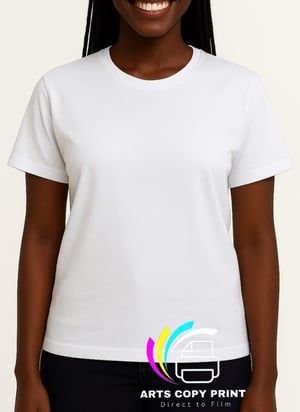 Camiseta *Lisa Branca Poliéster*
