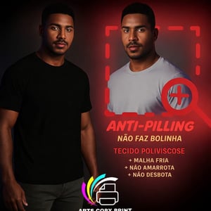 Camiseta Personalizada*ARTE DO CLIENTE* Preta MAlha PV