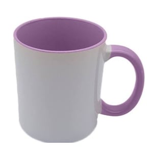 Caneca P/ sublimação *Colorida* Lilás Porcelana  Cores sortidas   