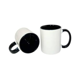 Caneca P/ sublimação *Colorida* PRETA Porcelana  Cores sortidas   