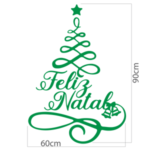 Adesivo Natalino Árvore