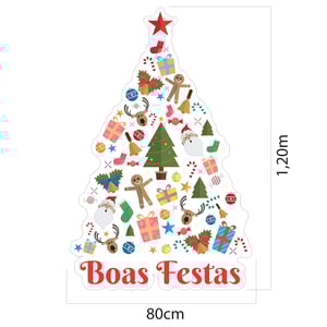 Adesivo Natalino Árvore Variedades