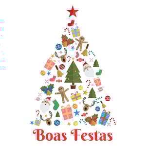 Adesivo Natalino Árvore Variedades