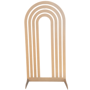 Painel Romano Arco Iris MDF 6mm 0,90 x 1,80cm  Cru Acompanha suporte do pé 