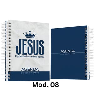 Agenda 2026 Edificante – Jesus é Prioridade na Minha Agenda