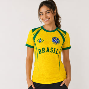 Camiseta Dry Fit Brasil