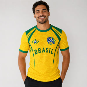 Camiseta Dry Fit Brasil