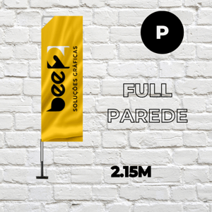 WIND FULL PAREDE (P) Completo com Hastes e Suporte de Aço 2.15m x 0.65m Dupla-Face | Impressão Ultra-HD EPSON RETANGULAR Estrutura de Alumínio Desmontável FRETE GRÁTIS NAS COMPRAS ACIMA DE 100,00, CONSULTE AS REGIÕES.