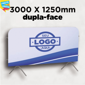 CAPA GRADIL TECIDO ULTRA SPORT 3000 x 1250mm ULTRA-HD SUBLIMÁTICA EPSON 92% POLIÉSTER e 8% ELASTANO DUPLA-FACE FRETE GRÁTIS NAS COMPRAS ACIMA DE 100,00, CONSULTE AS REGIÕES.