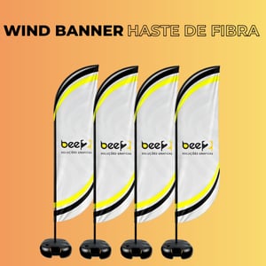 WIND BANNER FIBRA (M) DUPLA-FACE 2.50M X 0.65M FACA | PENA | VELA | ÂNGULO / BASE TITAN BLACK TECNOSPORT ESTRUTURA DE FIBRA DESMONTÁVEL RETE GRÁTIS NAS COMPRAS ACIMA DE 100,00, CONSULTE AS REGIÕES.