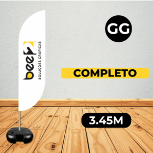 WIND COMPLETO (GG) TECIDO TECNOSPORT 100% SINTÉTICO 3.45M X 0.65M DUPLA-FACE | IMPRESSÃO ULTRA-HD EPSON ESTRUTURA DE ALUMÍNIO DESMONTÁVEL FACA | PENA | VELA | ÂNGULO / BASE TITAN BLACK FRETE GRÁTIS NAS COMPRAS ACIMA DE 100,00, CONSULTE AS REGIÕES.