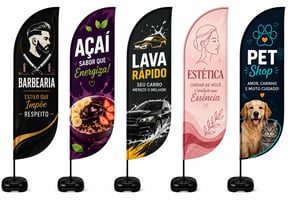 WIND BANNER FIBRA (P) DUPLA-FACE 1.85M X 0.65M FACA | PENA | VELA | ÂNGULO / BASE TITAN BLACK TECNOSPORT ESTRUTURA DE FIBRA DESMONTÁVEL RETE GRÁTIS NAS COMPRAS ACIMA DE 100,00, CONSULTE AS REGIÕES.