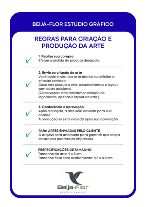 Cartão de Visita – 1 lado impresso