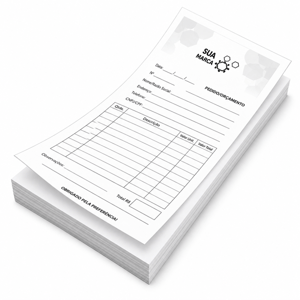 Bloco 10x21cm - 100 folhas      
