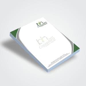 RECEITUARIOS A5 Sulfite 90g 14,8x21cm 4x0 cores  Blocado Jato de tinta