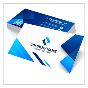 Cartão Verniz Total Frente - 4x4 ★ Couchê 250g ★ 8,8 x 4,8 cm ★ 4x4 cores ★ Verniz Total Brilho ★ Corte Reto 