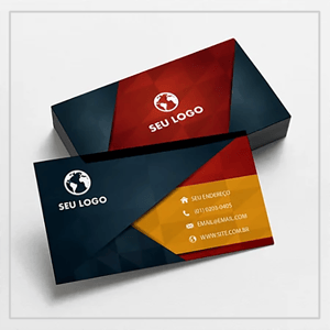 Cartão - 4x4 - 300g - (Impressão Digital) ★ Couchê 300g ★ 9 x 5 cm ★ 4x4 cores ★ Sem Revestimento ★ Corte Reto 