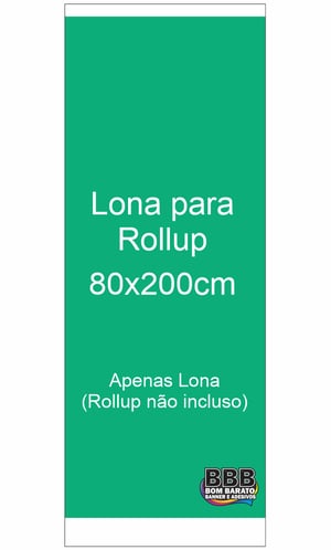 Lona para Rollup 80x200