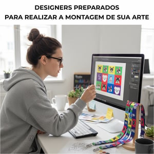 Cordões Personalizados para Crachá PRODUÇÃO EM 24HRS