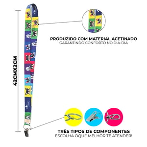Cordões Personalizados para Crachá PRODUÇÃO EM 24HRS