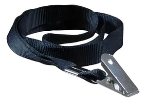 Cordão para cracha 12mm com garra jacaré (sem personalização)