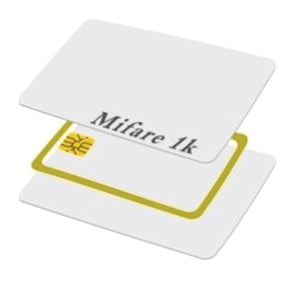 Cartão Rfid 13,56 Mhz NFC Mifare 1k Material 100% PVC  0,76mm 5,5 cm x 8,5 cm 4x4   