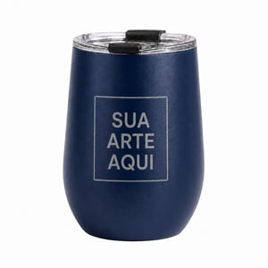 Copo Cuia com tampa 360ml