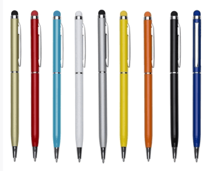 Caneta Metal Touch cores      