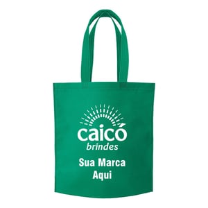 Sacola de TNT 80g 41,8x37,2x8cm Personalizada em 1 Cor com Costura Termo Selada - 13780N